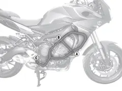 Kappa Yamaha MT-09 Tracer Motorvernb&#248;yler 2015 -