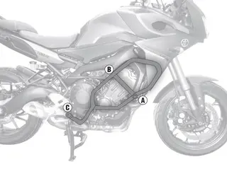 Kappa Yamaha MT-09 Tracer Motorvernb&#248;yler 2015 -
