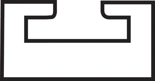 Sleide Ski-Doo Snøscooter 142cm Grafitt Profil 8, Selges i stk 