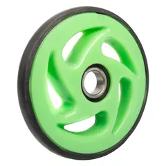 BoggiehjulAC/Polaris - 162mm, Gr&#248;nn 25mm aksling, leveres med lager