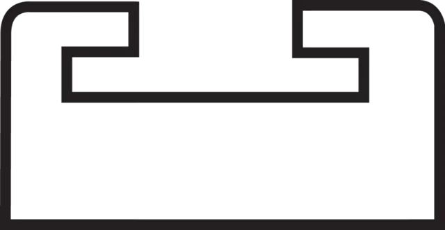 Sleide Yamaha Snøscooter 178cm Sort Profil 27, Selges i stk 