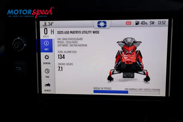 Polaris TITAN 650 Nordic Pro 2025 155" Demo, gått 134 km/7 t pr 01.10.25 