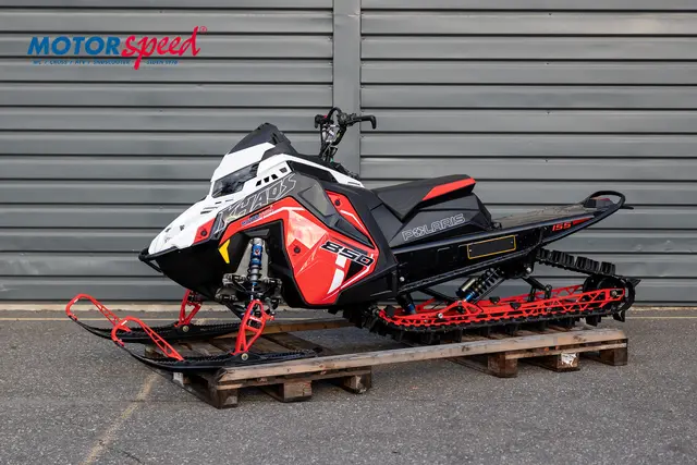 Polaris 850 RMK KHAOS 155 SLASH 2023 Demo, rød/hvit, gått 145 km pr 01.10.25 