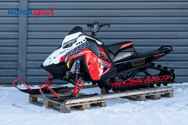 Polaris 850 RMK KHAOS 155 SLASH 2023 Rød/hvit, gått 197 km 