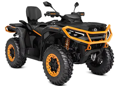 Can-Am Outlander MAX 1000R 2025 XT-P - ABS - Mineral Grey/Orange Crush