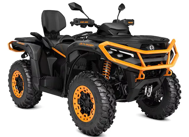 Can-Am Outlander MAX 1000R 2025 XT-P - ABS - Mineral Grey/Orange Crush 