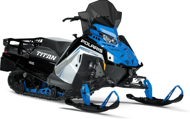 Polaris TITAN 650 Nordic Pro 2025 155", Velocity Blue/White 
