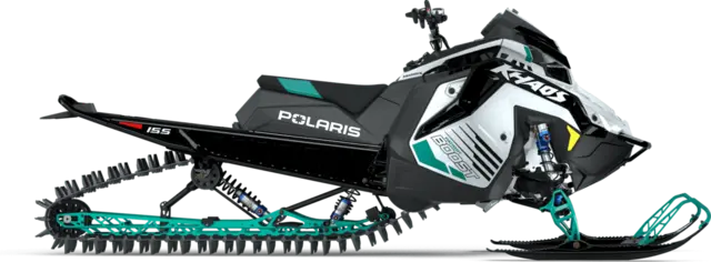 Polaris BOOST RMK KHAOS 2025 155", Ghost White Metallic 