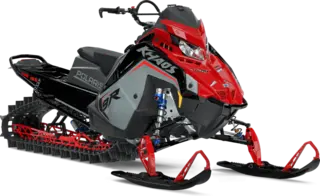 Polaris 9R RMK KHAOS 2025 155&quot;, Storm Gray/Red