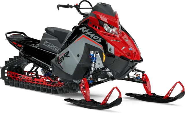 Polaris 9R RMK KHAOS 2025 155", Storm Gray/Red 