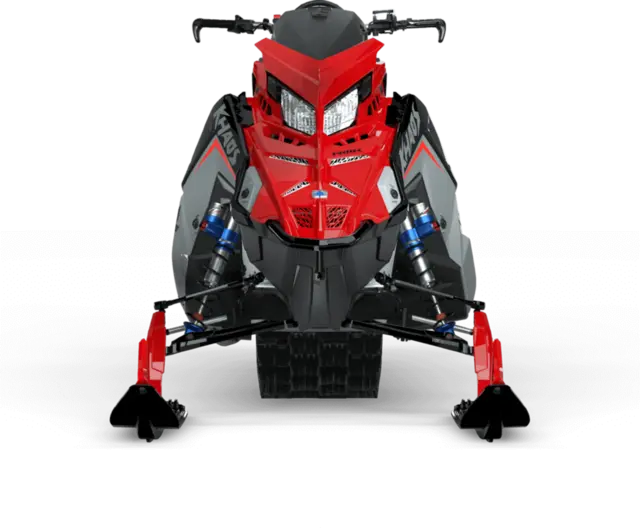 Polaris 9R RMK KHAOS 2025 155", Storm Gray/Red 