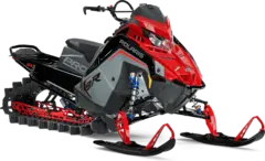 Polaris 9R RMK PRO 2025 155&quot;, Storm Gray/Red