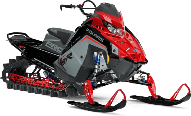 Polaris 9R RMK PRO 2025 155", Storm Gray/Red 