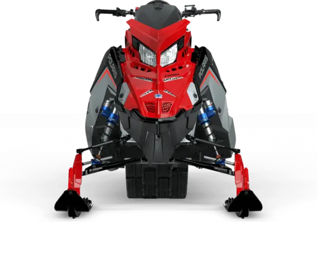 Polaris 9R RMK PRO 2025 155", Storm Gray/Red 