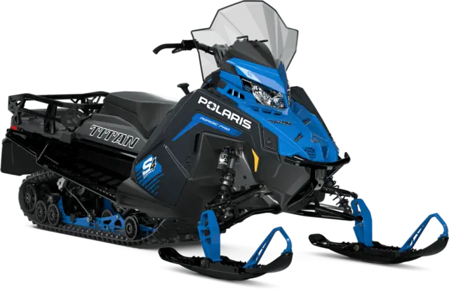 Polaris S4 TITAN NORDIC PRO 2026 Velocity Blue/Blue Dusk - 155" 