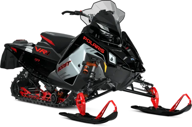 Polaris BOOST INDY VR1 DYNAMIX 2026 Black/Painted Frost Silver - 137" 