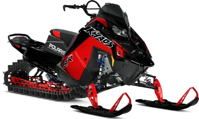 Polaris 9R RMK KHAOS 2026 Black/Indy Red - 155" 