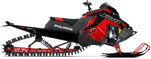 Polaris 9R RMK KHAOS 2026 Black/Indy Red - 155" 