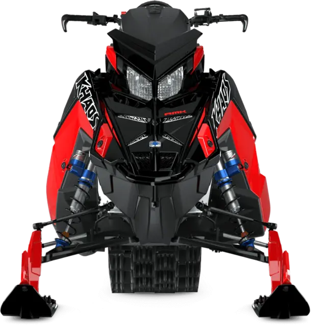 Polaris 9R RMK KHAOS 2026 Black/Indy Red - 155" 