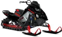 Polaris 9R RMK PRO 2026 Black Painted Frost Silver - 155&quot;