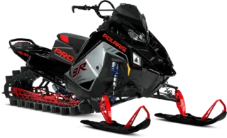 Polaris 9R RMK PRO 2026 Black Painted Frost Silver - 155&quot;