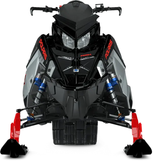 Polaris 9R RMK PRO 2026 Black Painted Frost Silver - 155" 