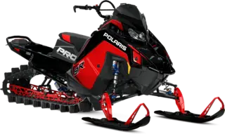Polaris 9R RMK PRO 2026 Black/Indy Red - 165&quot;