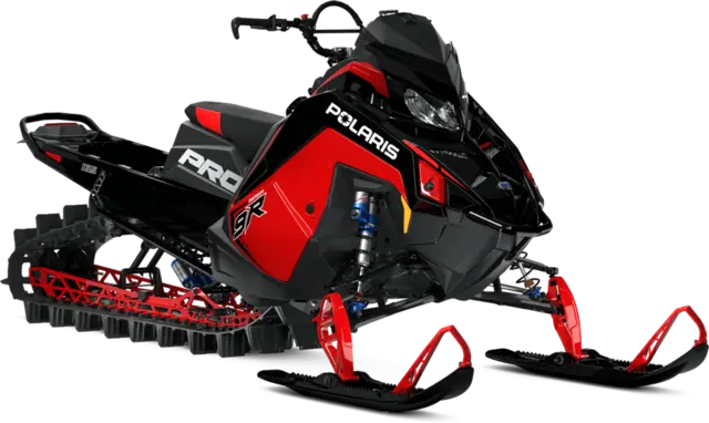 Polaris 9R RMK PRO 2026 Black/Indy Red - 165" 