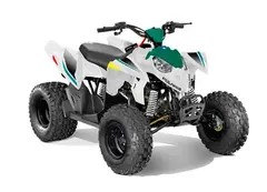 Polaris Outlaw 110 2025 Bright White/Moss Green