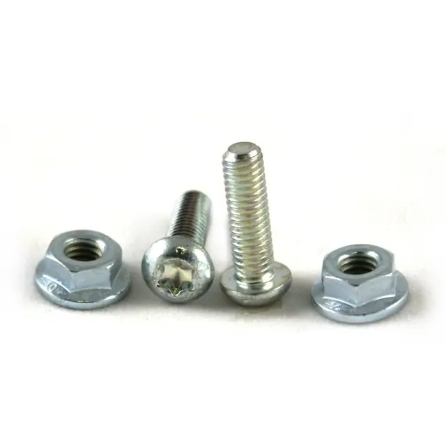 Moto-MasterSkive bolt M6*20 Rund + Mutte r BAK FRAM 