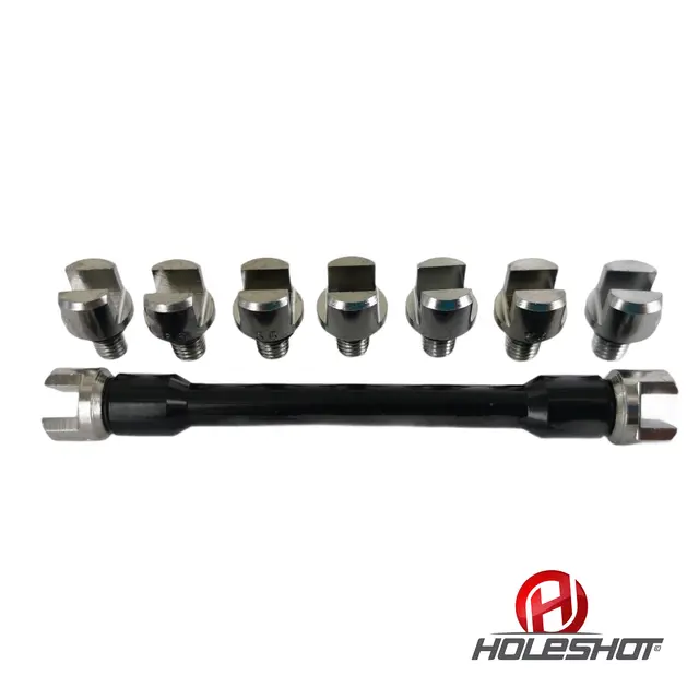 Holeshot Ekernyckel set med 9 huvud 