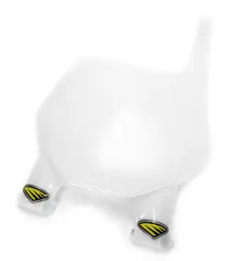 Cycra Nummerplate Hvit Honda CRF450R 04-07 CR250R/CRF250R 04-07 CR125