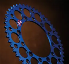 Renthal Renthal Bakdrev, 520, 49, Blå, Y 20, 50, Blå, Yamaha 03-19 WR450F/YZ450F,