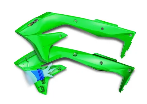 Cycra Radiatorpanel Grønn Kawasaki Kawasaki 16-18 KX450F