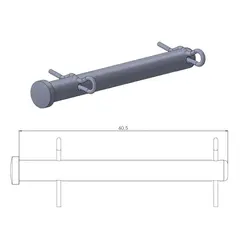 Moto-Master Bremsepinne, KTM 03-19 450 E EXC-F/250 SX-F, 90-19 250 SX, 10-19 350