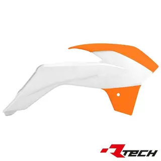 Rtech Radiatorbeskytter Hvit/Oransj KTM