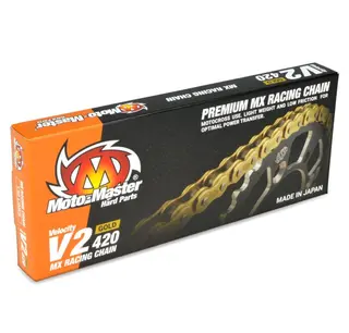 Moto-Master Kjede MX V2 Gold, 130 Lenker