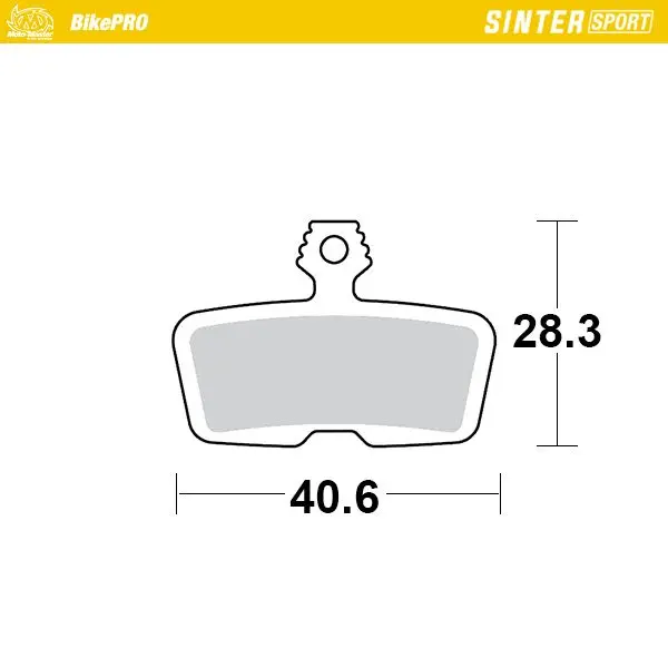 Moto-Master Bromsbelägg Cykel Sinter Sp ort 
