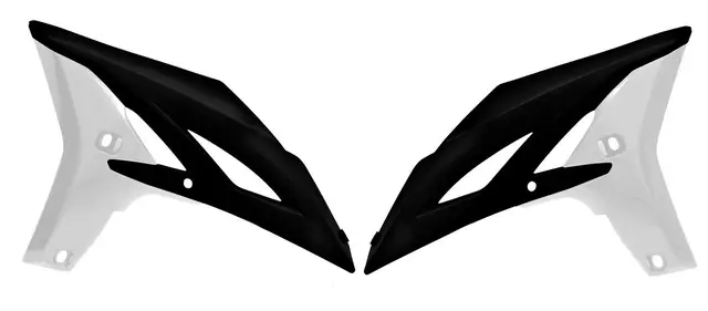 Rtech Radiatorbeskytter Hvit/Svart Yam WR450F 10-13 YZ250F 