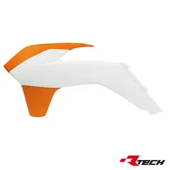 Rtech Radiatorbeskytter Hvit/Oransj KTM