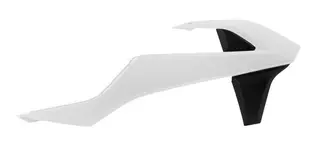 RtRtech Radiatorbeskytter Hvit/Svart KTM