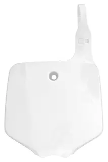 Rtech Nummerplate Hvit Kawasaki, Suzuki