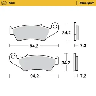 Moto-Master Bremsesklosser Div Merker