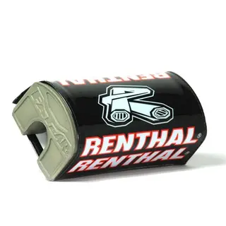 Renthal Fatbar Pads Sort, Hvit, R&#248;d