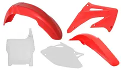 Rtech Plastkit Honda CRF450R 2004 R&#248;d/Hvit