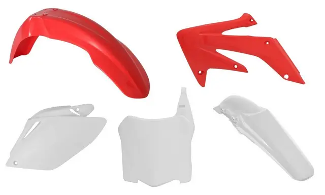Rtech Plastkit Honda CRF250R 2008-09 Rød/Hvit 