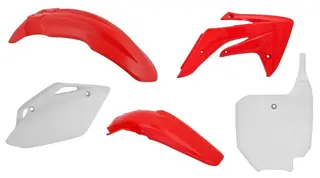 Rtech Plastkit Honda CRF150R 2007-18 R&#248;d/Hvit