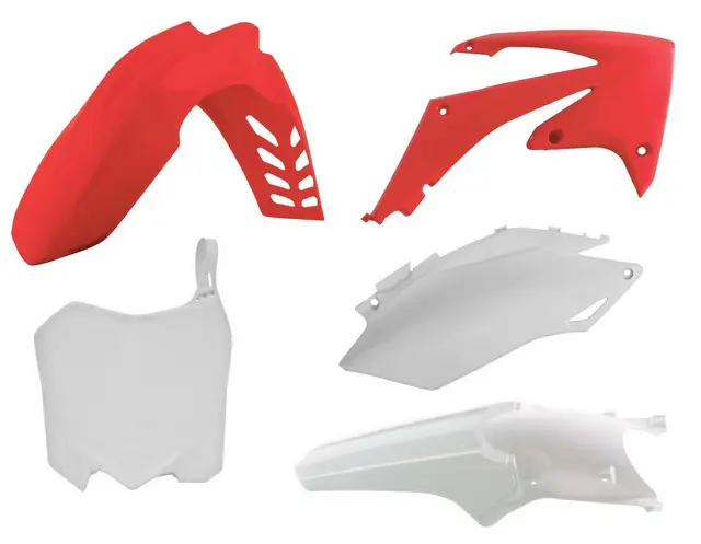 Rtech Plastkit Honda CRF450R 2011-12 Rød/Hvit 
