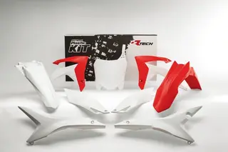 Rtech Plastkit Hvit/R&#248;d Honda CRF450R 13-16, CRF250R 14-17