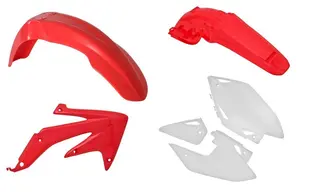 Rtech Plastkit Honda CRF450X 2005-07 R&#248;d/Hvit